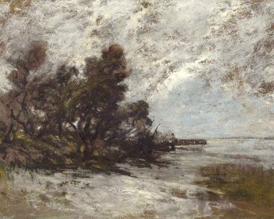 Beach Scene by Edward B. Gay